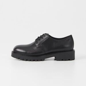 New Vagabond Black Leather Kenova Lace-up Oxfords Size 11